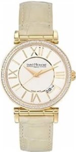 Pretty Watches For Ladies front view of Saint Honore Women's Opera Gold Watch 752012 3YRT